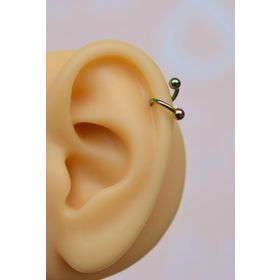Sacce Scarves&Accessories Kıvrımlı Çelik Spiral 6 mm Tragus Helix Kıkırdak Hologram Piercing