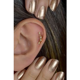 Sacce Scarves&Accessories Kova Burcu Küpe Takımyıldızı Gold Aquarius Piercing