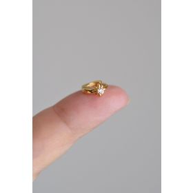 Sacce Scarves&Accessories Kutup Yıldızı Halka Tragus Helix Kıkırdak Küpesi Piercing