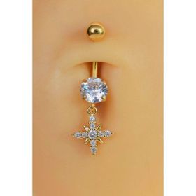 Sacce Scarves&Accessories Kuzey Yıldızı Çelik Göbek Piercing