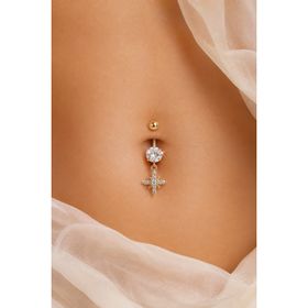 Sacce Scarves&Accessories Kuzey Yıldızı Çelik Göbek Piercing