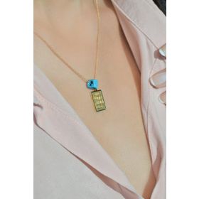 Sacce Scarves&Accessories Mavi Boncuklu Nazar Dualı Kolye
