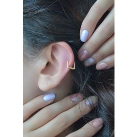 Sacce Scarves&Accessories Mini İnce Kare Halka Tragus Helix Küpesi Piercing