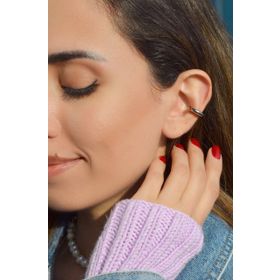 Sacce Scarves&Accessories Minimal Sade Sıkıştırmalı Kıkırdak Küpe
