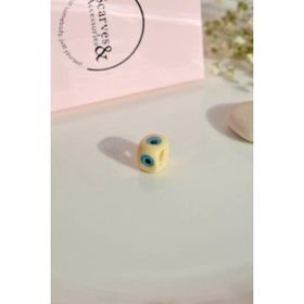 Sacce Scarves&Accessories Murano Krem Rengi Nazar Boncuğu