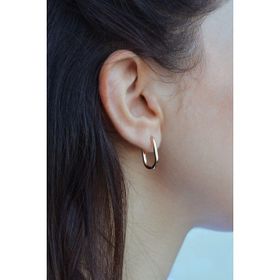 Sacce Scarves&Accessories Oval Halka Küpe