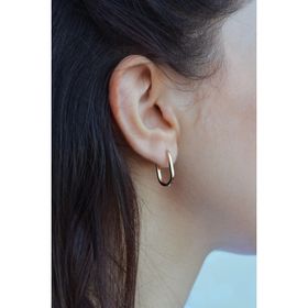 Sacce Scarves&Accessories Oval Halka Küpe