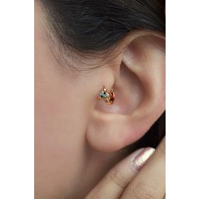 Sacce Scarves&Accessories Renkli Kalp Halka Tragus Helix Kıkırdak Küpesi Piercing