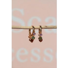 Sacce Scarves&Accessories Renkli Şakira Küpe