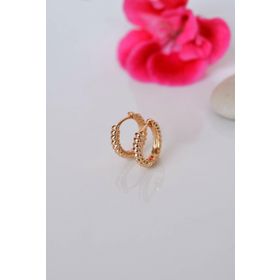 Sacce Scarves&Accessories Rose Gold Renk Küçük Boy Halka Küpe
