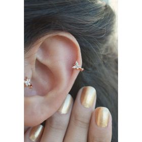 Sacce Scarves&Accessories Rose Mini Kelebek Tragus Piercing