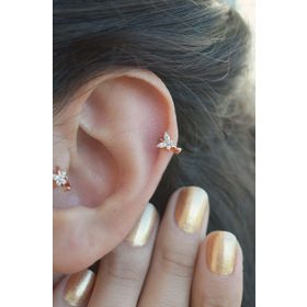 Sacce Scarves&Accessories Rose Mini Kelebek Tragus Piercing