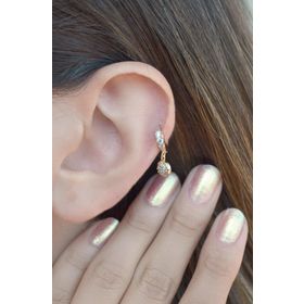 Sacce Scarves&Accessories Sallantılı Halka Helix Kıkırdak Piercing