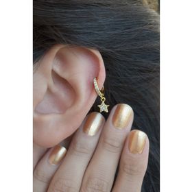 Sacce Scarves&Accessories Sallantılı Halka Helix Kıkırdak Piercing