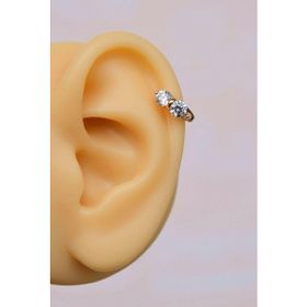 Sacce Scarves&Accessories Taşlı Model Halka Tragus Helix Kıkırdak Küpesi Piercing