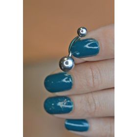 Sacce Scarves&Accessories Top Çelik Göbek Gümüş Rengi Piercing