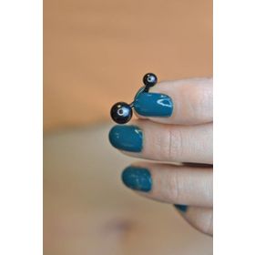 Sacce Scarves&Accessories Top Çelik Göbek Siyah Renk Piercing