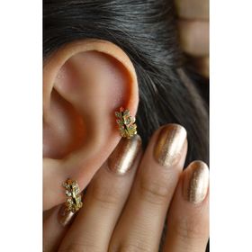 Sacce Scarves&Accessories Yaprak Model Helix Kıkırdak Lob Gold Piercing
