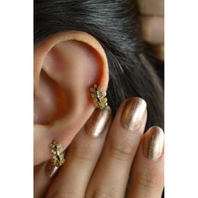 Sacce Scarves&Accessories Yaprak Model Helix Kıkırdak Lob Gold Piercing