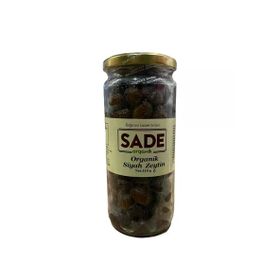 Sade Organik Güneşte Kurutma 310 gr Siyah Zeytin