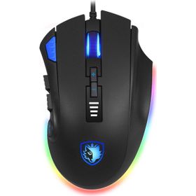 Sades Axe Siyah Rgb Oyuncu Mouse