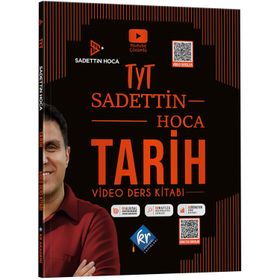 Sadettin Hoca TYT Tarih Video Ders Kitabı Kr Akademi Yayınları