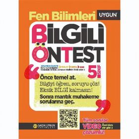 Sadık Uygun 5. Sınıf Bilgili Ön Test Fen Bilimleri Soru Bankası