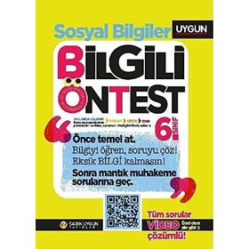 Sadık Uygun 6. Sınıf Bilgili Ön Test Sosyal Bilgiler Soru Bankası