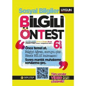 Sadık Uygun 6. Sınıf Bilgili Ön Test Sosyal Bilgiler Soru Bankası