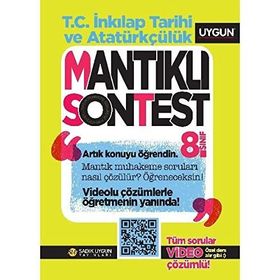 Sadık Uygun 8. Sınıf Mantıklı Son Test T.c. İnkılap Tarihi ve Atatürkçülük Soru Bankası