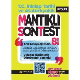 Sadık Uygun 8. Sınıf Mantıklı Son Test T.c. İnkılap Tarihi ve Atatürkçülük Soru Bankası