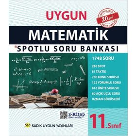 Sadık Uygun Yayınları 11.Sınıf Matematik Spotlu Soru Bankası