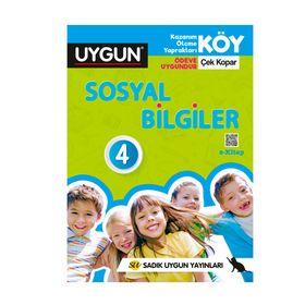 Sadık Uygun Yayınları 4. Sınıf Sosyal Bilgiler KÖY Çek Kopar Yaprak Test