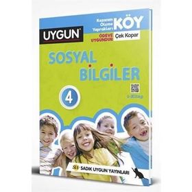 Sadık Uygun Yayınları 4. Sınıf Sosyal Bilgiler KÖY Çek Kopar Yaprak Test