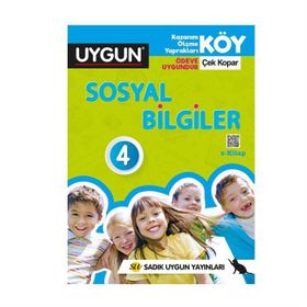 Sadık Uygun Yayınları 4. Sınıf Sosyal Bilgiler KÖY Çek Kopar Yaprak Test