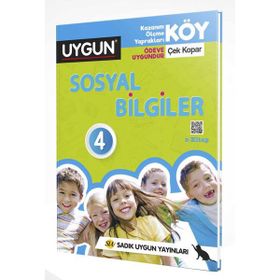 Sadık Uygun Yayınları 4. Sınıf Sosyal Bilgiler KÖY Çek Kopar Yaprak Test