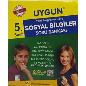 Sadık Uygun Yayınları 5. Sınıf Sosyal Bilgiler Soru Bankası - kollektif
