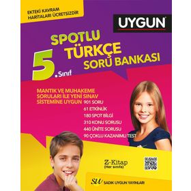 Sadık Uygun Yayınları 5. Sınıf Spotlu Türkçe Soru Bankası