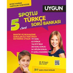Sadık Uygun Yayınları 5. Sınıf Spotlu Türkçe Soru Bankası