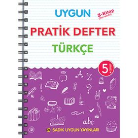 Sadık Uygun Yayınları 5. Sınıf Türkçe Pratik Defter