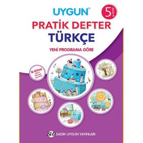 Sadık Uygun Yayınları 5. Sınıf Türkçe Pratik Defter