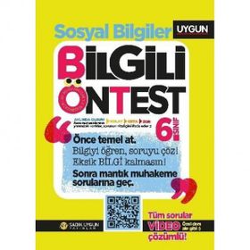 Sadık Uygun Yayınları 6.sınıf Bilgili Ön Test Sosyal Bilgiler