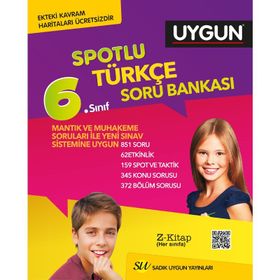 Sadık Uygun Yayınları 6. Sınıf Spotlu Türkçe Soru Bankası