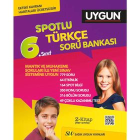 Sadık Uygun Yayınları 6. Sınıf Spotlu Türkçe Soru Bankası