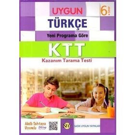 Sadık Uygun Yayınları 6. Sınıf Türkçe Kazanım Tarama Testi