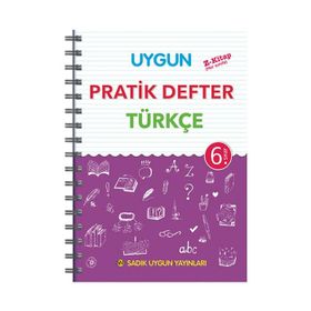 Sadık Uygun Yayınları 6. Sınıf Türkçe Pratik Defter