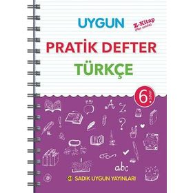 Sadık Uygun Yayınları 6. Sınıf Türkçe Pratik Defter