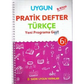Sadık Uygun Yayınları 6. Sınıf Türkçe Pratik Defter