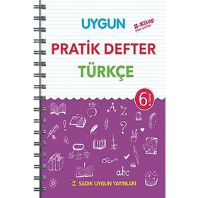 Sadık Uygun Yayınları 6. Sınıf Türkçe Pratik Defter