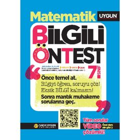 Sadık Uygun Yayınları 7. Sınıf Matematik Bilgili Ön Test